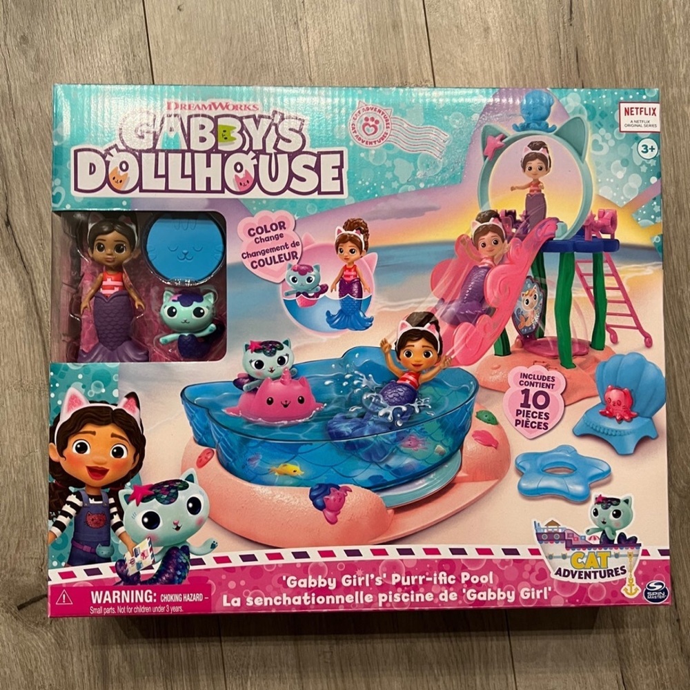 GABBY’S DOLLHOUSE Pool play set Release 2022